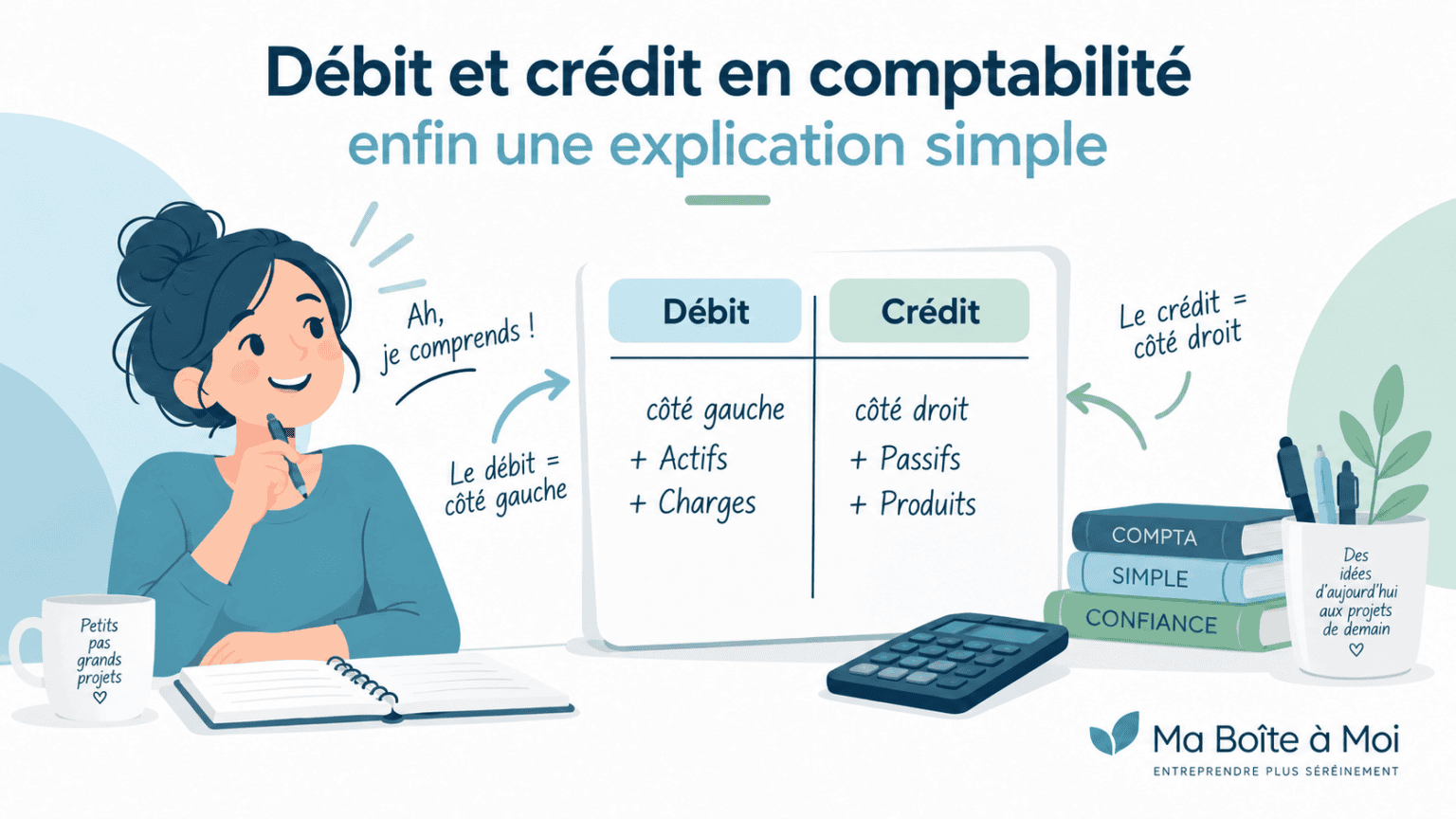 Débit et crédit en comptabilité : enfin une explication simple