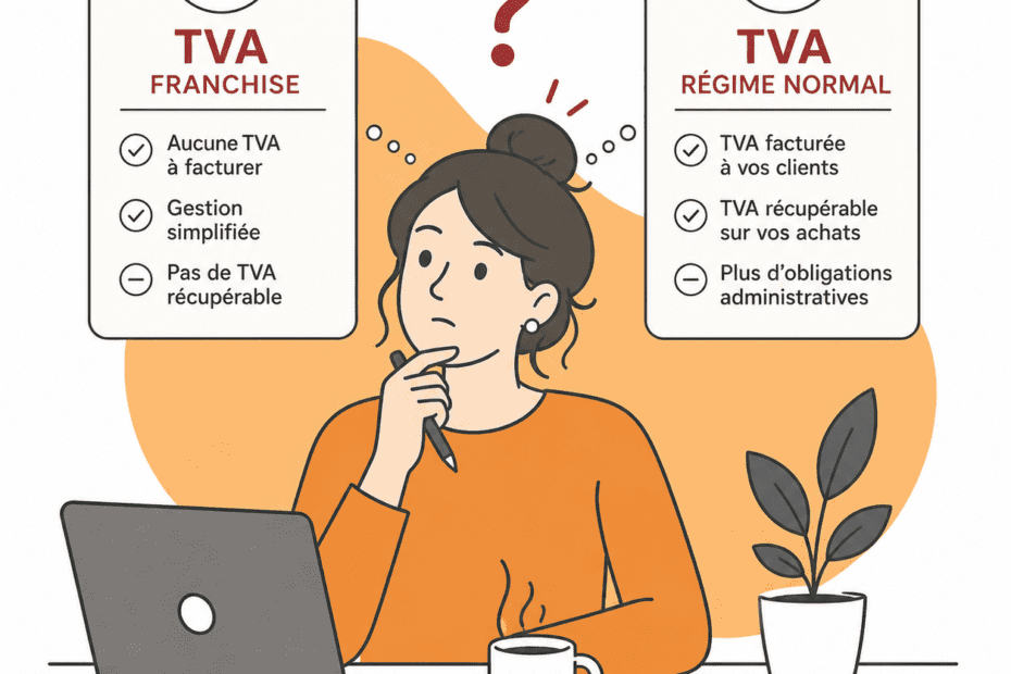 TVA indépendant franchise ou normal